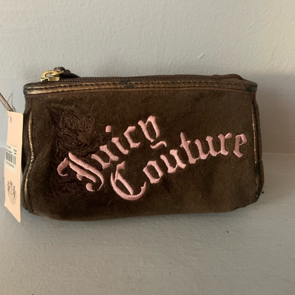 Bags | Nwt 207 Vintage Juice Couture Velour Pouch | Poshmark